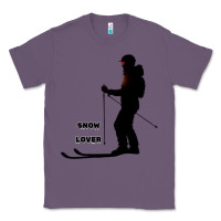 Lavender nighttime ski adventure Classic Tee - tuanDangUi