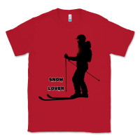 Red nighttime ski adventure Classic Tee - tuanDangUi
