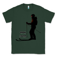Sports Green nighttime ski adventure Classic Tee - tuanDangUi