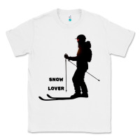 White nighttime ski adventure Classic Tee - tuanDangUi