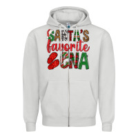 Dove Grey Santa's Favorite Cna Zipper Hoodie - BundleAndBundleShop