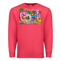 Cardinal spooky girl summer Premium Sweatshirt - CowhideDigitalArt
