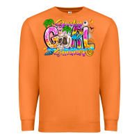 Carrot spooky girl summer Premium Sweatshirt - CowhideDigitalArt