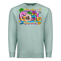 Seafoam spooky girl summer Premium Sweatshirt - CowhideDigitalArt