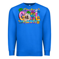 True Royal spooky girl summer Premium Sweatshirt - CowhideDigitalArt