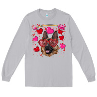 Moon Dust valentine's german shepherd Long Sleeve Tee - RanaPortraitStore