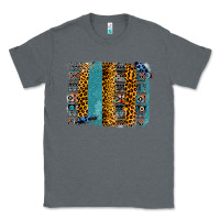 Charcoal Heather Aztec Leopard Glitter Brushstrokes Classic Tee - Bettercallsaul