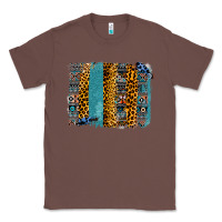 Chestnut Aztec Leopard Glitter Brushstrokes Classic Tee - Bettercallsaul