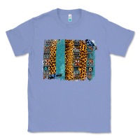 Colony Blue Aztec Leopard Glitter Brushstrokes Classic Tee - Bettercallsaul