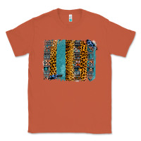 Copper Aztec Leopard Glitter Brushstrokes Classic Tee - Bettercallsaul