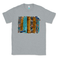 Heather Grey Aztec Leopard Glitter Brushstrokes Classic Tee - Bettercallsaul