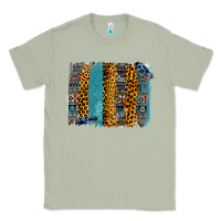 Matcha Aztec Leopard Glitter Brushstrokes Classic Tee - Bettercallsaul