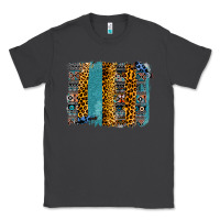 Smoke Aztec Leopard Glitter Brushstrokes Classic Tee - Bettercallsaul