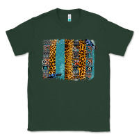 Sports Green Aztec Leopard Glitter Brushstrokes Classic Tee - Bettercallsaul