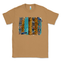 Toasted Coconut Aztec Leopard Glitter Brushstrokes Classic Tee - Bettercallsaul