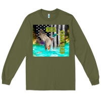Army Green reel cool dad bass Long Sleeve Tee - TumblerDesignByShophia