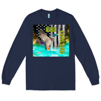 Navy reel cool dad bass Long Sleeve Tee - TumblerDesignByShophia