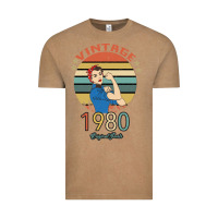 Vintage Coffee Vintage 1980 Original Parts Women 40th Birthday Vintage Tee - Bettercallsaul
