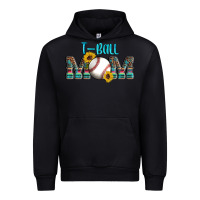 Black sport t ball mom Urban Hoodie - Artiststas