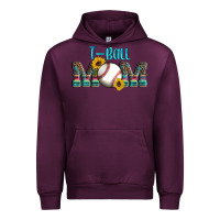 Mauve Wine sport t ball mom Urban Hoodie - Artiststas