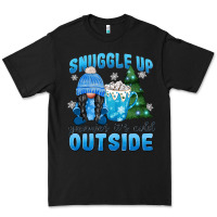Black snuggle up gnomies it's cold outside Premium Tee - MaliasSmallBusiness