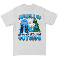 Dove Grey snuggle up gnomies it's cold outside Premium Tee - MaliasSmallBusiness