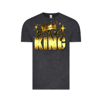 Vintage Black birthday king Vintage Tee - RanaPortraitStore