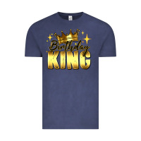 Vintage Denim birthday king Vintage Tee - RanaPortraitStore