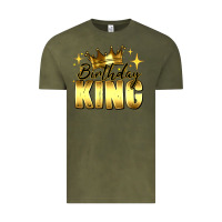 Vintage Olive birthday king Vintage Tee - RanaPortraitStore