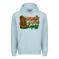 Blue Mist Howdy go lucky st. patricks day Premium Hoodie - FaDigitalArtStudio