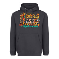 Smoke Thankful Blessed Kind Of Mess Heavyweight Hoodie - CowhideDigitalArt