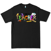 Black halloween teacher Premium Tee - NancyCooperArtShop