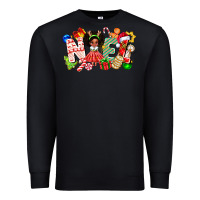 Black Noel Afro Girl Baby Premium Sweatshirt - CowhideDigitalArt