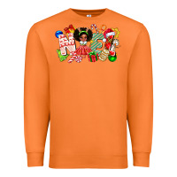 Carrot Noel Afro Girl Baby Premium Sweatshirt - CowhideDigitalArt
