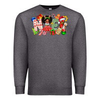 Charcoal Heather Noel Afro Girl Baby Premium Sweatshirt - CowhideDigitalArt