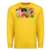Lemon Noel Afro Girl Baby Premium Sweatshirt - CowhideDigitalArt