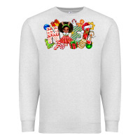 Oatmeal Heather Noel Afro Girl Baby Premium Sweatshirt - CowhideDigitalArt