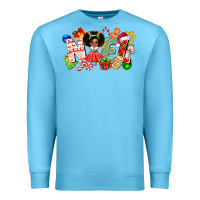 Ocean Blue Noel Afro Girl Baby Premium Sweatshirt - CowhideDigitalArt