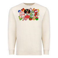 Sandshell Noel Afro Girl Baby Premium Sweatshirt - CowhideDigitalArt