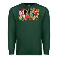 Sports Green Noel Afro Girl Baby Premium Sweatshirt - CowhideDigitalArt