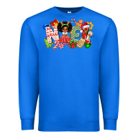 True Royal Noel Afro Girl Baby Premium Sweatshirt - CowhideDigitalArt