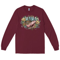 Burgundy Country Mama Long Sleeve Tee - HowdyJamesFarm