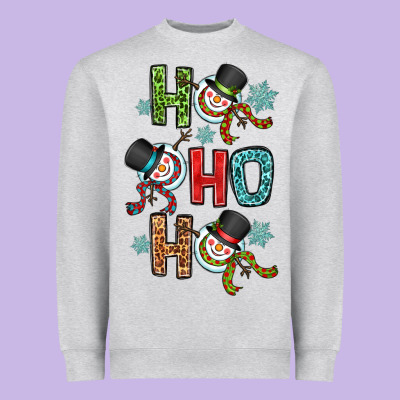 Ho Ho Ho Heavyweight Sweatshirt Designed By Oliviacreatesart