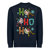 Navy ho ho ho Heavyweight Sweatshirt - OliviaCreatesArt
