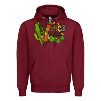 Burgundy un pinch able Zipper Hoodie - FaDigitalArtStudio