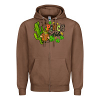 Chestnut un pinch able Zipper Hoodie - FaDigitalArtStudio