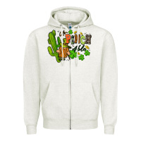 Oatmeal Heather un pinch able Zipper Hoodie - FaDigitalArtStudio