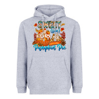 Heather Grey Sweet Like Pumpkin Pie Heavyweight Hoodie - CowhideDigitalArt