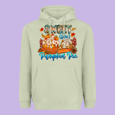 Sweet Like Pumpkin Pie Heavyweight Hoodie Designed By Cowhidedigitalart