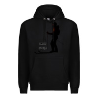 Black nighttime ski adventure Premium Hoodie - tuanDangUi